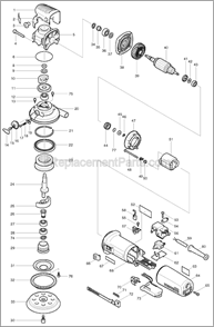 Part Location Diagram of 324069-3 Makita Spindle