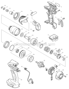 Part Location Diagram of 619372-8 Makita Armature