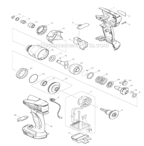 Part Location Diagram of 424362-6 Makita Bumper