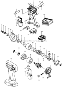 Part Location Diagram of 650507-2 Makita Switch