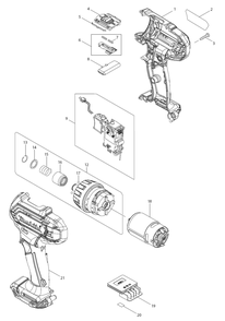 Part Location Diagram of 232493-5 Makita LEAF SPRING, FD09