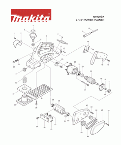 Part Location Diagram of 418889-6 Makita Handle Set (8244731), 5007fk