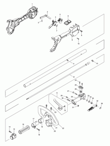 Part Location Diagram of 457772-2 Makita LOOP HANDLE, XUX01