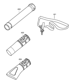 Part Location Diagram of 166094-6 Makita Shoulder Strap, XBU02Z