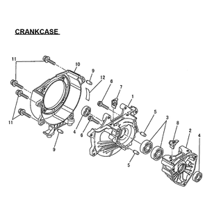 Page 13 Diagram and Parts List for BCM3300  Makita Trimmer