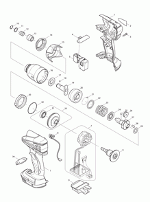 Part Location Diagram of 166070-0 Makita Shoulder Belt