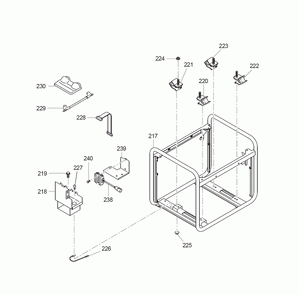 Page 2 Diagram and Parts List for G4300N Type 3 Makita Generator