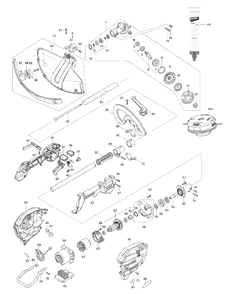 Fig-0 Diagram and Parts List for GRU03Z  Makita Trimmer