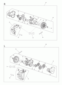 Page 6 Diagram and Parts List for DRC200Z  Makita Upright Vacuum
