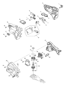 Fig-0 Diagram and Parts List for GHU03M1  Makita Hedge Trimmer