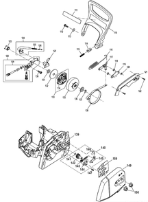 Part Location Diagram of 140M30-8 Makita Clutch Drum Assembly