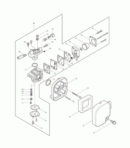 Page 2 Diagram and Parts List for RST210 Type 3 Makita Trimmer