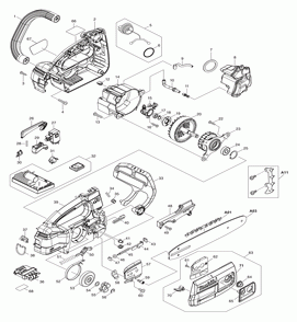 Part Location Diagram of 227620-7 Makita Drive Gear, Xcu06