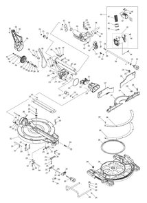 Fig-1 Diagram and Parts List for GSL03Z  Makita Miter Saw