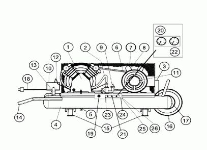 Part Location Diagram of 435017 Makita Handle Grip, Mac5501g