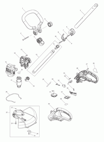 Part Location Diagram of 346555-4 Makita CORD CUTTER, RU03