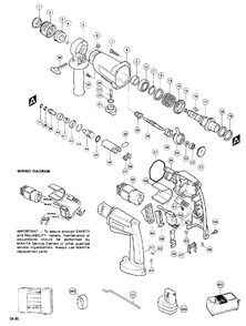 Part Location Diagram of 113126-0 Makita High Capacity