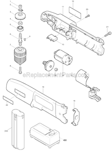 Part Location Diagram of 153193-3 Makita Gear