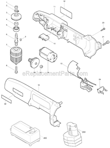 Part Location Diagram of 650504-8 Makita Switch TG55B-142