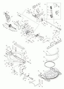 Part Location Diagram of 457656-4 Makita Lock Lever, Ls1019l