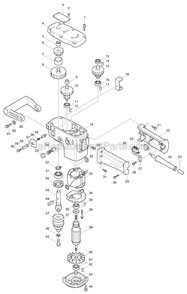 Part Location Diagram of 321892-7 Makita Nut