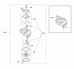 Page 5 Diagram and Parts List for DCS4610  Makita Saw