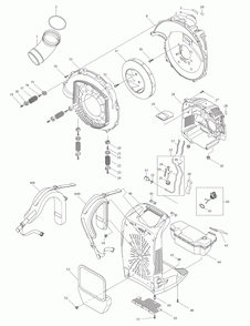 Part Location Diagram of 161540-4 Makita Cushion, Eb7650th