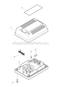 Page A Diagram and Parts List for DC1439  Makita Charger