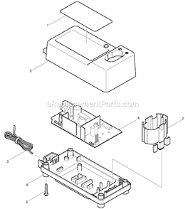 Page A Diagram and Parts List for DC1803  Makita Charger