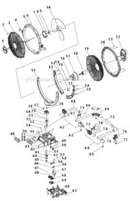Part Location Diagram of TE00000067 Makita Switch Panel