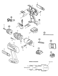 Page 1 Diagram and Parts List for BHP460SH  Makita Drill