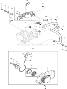 Page D Diagram and Parts List for DCS330TH  Makita Chainsaw