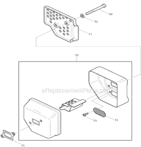 Part Location Diagram of 965-524-062 Makita Gasket