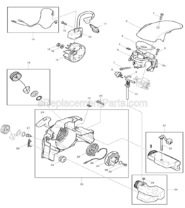Part Location Diagram of 965-404-031 Makita Starter Grip