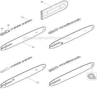 Page I Diagram and Parts List for DCS400  Makita Chainsaw