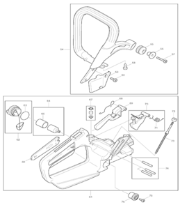 Part Location Diagram of 963-232-045 Makita Packing Ring 32X4.5