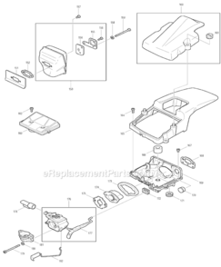Page G Diagram and Parts List for DCS431  Makita Chainsaw