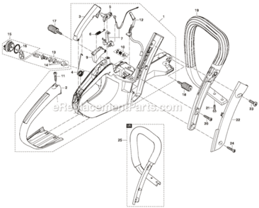 Page A Diagram and Parts List for DCS510-18  Makita Chainsaw