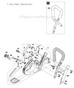 Part Location Diagram of 181-117-121 Makita Throttle Lever
