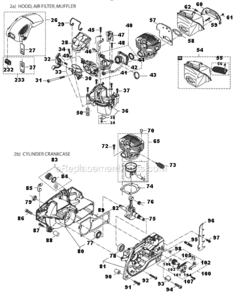 Part Location Diagram of 346413-4 Makita Bush 17, Ea3201s