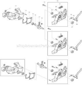 Page B Diagram and Parts List for DCS520  Makita Chainsaw