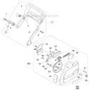 Part Location Diagram of 524-55016-00 Makita Blower Housing