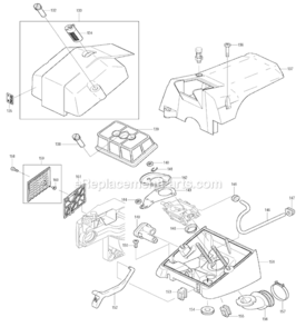 Part Location Diagram of 980114259 Makita Label