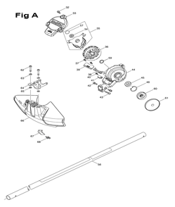 Part Location Diagram of 143856-9 Makita Pipe Complete L