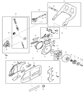 Page 3 Diagram and Parts List for DCS9000  Makita Saw