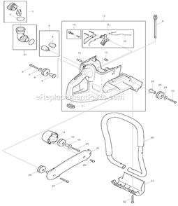 Part Location Diagram of 900-005-078 Makita Washer