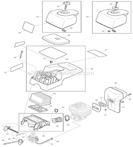Part Location Diagram of 394-173-020 Makita Inner Filter