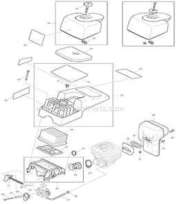 Page B Diagram and Parts List for DPC6201  Makita Concrete Saw