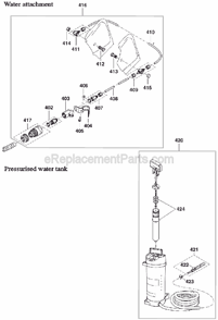 Part Location Diagram of 266949-6 Makita Nozzle