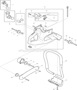 Page A Diagram and Parts List for DPC7301  Makita Concrete Saw